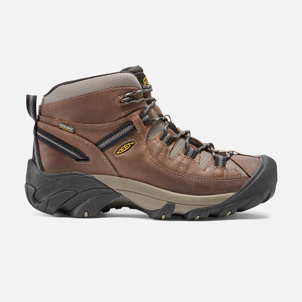 Cizme Keen Romania Barbati Maro/Negrii Targhee Ii Waterproof Mid 0426-OBGPM